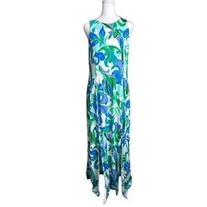 Donna Morgan Women’s Maxi Front 2 Slits Sleeveless Dress Size 12